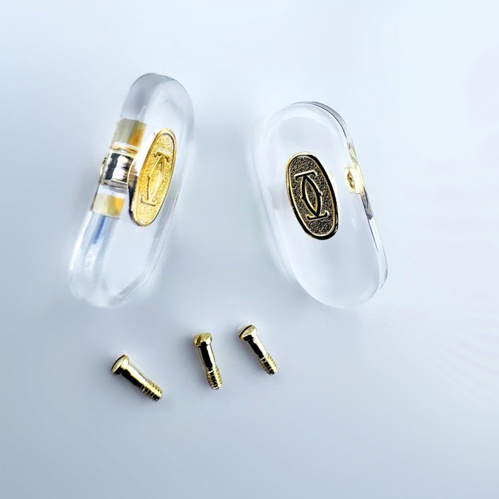 【純正正規品】Cartier カルティエメガネ用ノーズパッドＭ　鼻当て未使用 純正正規品】新品 Cartier カルティエメガネ用ノーズパッド 鼻